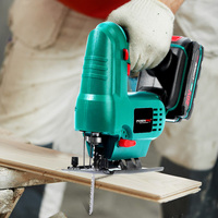 Scie sauteuse sans fil POSENPRO 220V, moteur sans balais, batterie lithium-ion, profondeur de coupe du bois 51 mm