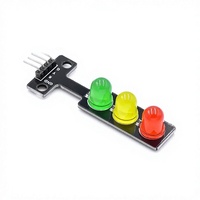 Módulo de Señalización de Tráfico LED de 5V, Luz Roja/Verde, Bloques de Construcción Electrónicos para Aprendizaje, Programación, Placa de Control Individual