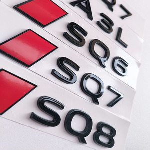 Nuovo Adesivo Decorativo con Logo S Rosso per Modifica del Bagagliaio Posteriore per <span class=keywords><strong>AUDI</strong></span> SQ8 SQ7 SQ6 A3 S3 A5 - Product Image 4