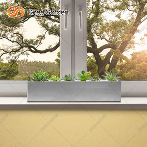 Pot de fleur en acier galvanisé pour jardins sur le toit léger et fonctionnel - Product Image 5