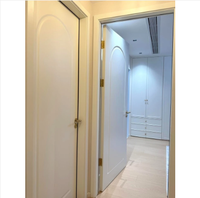 Puerta de Madera Sólida Personalizada para Dormitorio, Textura Natural, Artesanía Duradera para Renovación de Apartamentos, Villas y Hoteles