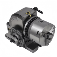 Ensemble de tête de division semi-universelle de précision avec plaques d'indexation de contre-pointe de mandrin à 3 mâchoires pour fraisage forage CNC machines-outils