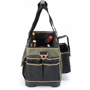 Muestra Gratuita de Organizador de Herramientas de Acero Inoxidable con Mango de Madera, Bolsa de Herramientas de Jardín, Kit de Herramientas de Jardinería Duraderas para Deshierbe - Product Image 5