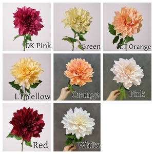 Nouveauté Automne 2025 – Fleurs de <span class=keywords><strong>Dahlia</strong></span> Grandes Tailles Effet Réel <span class=keywords><strong>Café</strong></span> au Lait 15cm – Décoration de Mariage et Arrangement de Table de Haute Qualité - Product Image 4