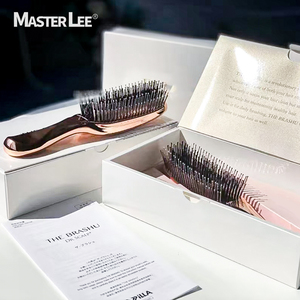 Super Hot Sale Patented ABS <strong>Hair</strong> Combs Scalp Massage <strong>Detangling</strong> Two Tiers 8 Rows Teeth <strong>Hair</strong> <strong>Brushes</strong> Three Colors - Product Image 6