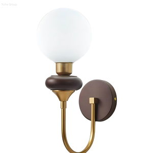 Modern LED Wall Lamp Retro Pattern Fabric Iron <b>Pull</b> Switch Dimmable for Bedroom Bedside Living Room - Product Image 6