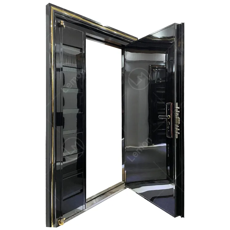 Australian Residential Expandable Main Design Front Exterior Stainless Steel Home Security Door