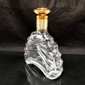 Exquisitas Botellas de Vidrio de 700 ml, 750 ml y 1000 ml con Logotipo Personalizable, Adecuadas para Bebidas Alcohólicas <span class=keywords><strong>XO</strong></span> de Alta Gama - Product Image 4