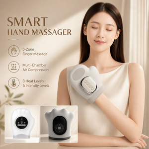 PAKISS Vente en gros de masseur à main sans fil à pression d'air, masseur chauffant pour la paume, 2000 mAh, type C, OEM ODM Factory - Product Image 1