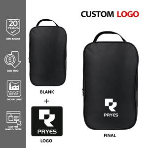 กระเป๋าเก็บของผ้าใบกระเป๋าใส่รองเท้าฟุตบอลและบาสเก็ตบอลที่ทนทานกระเป๋าจัดระเบียบแบบพับได้มีซิปโลโก้ตามต้องการ - Product Image 2