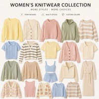 Pull en tricot épais de style coréen pour femmes, couleur unie, col rond, décontracté, automne-hiver, tricot tendance, chaud