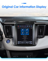 CARUPEZ 9.7 pouces IPS LCD Android autoradio pour RAV4 2013-2018 8 cœurs Vertical DSP GPS CarPlay caméra de recul 1 an