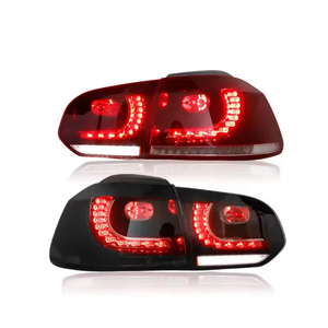 Fanaleria Posteriore LED Auto YLC per VW Volkswagen <span class=keywords><strong>Golf</strong></span> 6 MK6 2008-2013 Aggiornamento Luci Posteriori con Indicatori di Direzione Plug and Play - Product Image 1