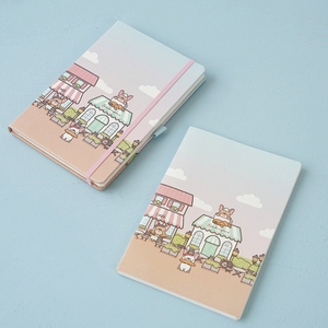 Kawaii Hardcover Tomoe River Paper Notebook <strong>Dog</strong> Pattern A5 Planner Diary Leatherette Cover <strong>Journals</strong> With Custom Logo Printing - Product Image 1
