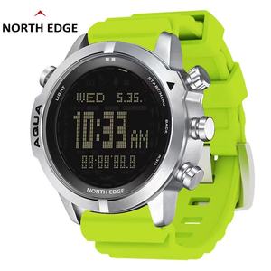 <span class=keywords><strong>Montre</strong></span> de Plongée Professionnelle pour <span class=keywords><strong>Homme</strong></span> en Silicone NORTH EDGE AQUA Plongée Sous-Marine NDL 50M avec <span class=keywords><strong>Altimètre</strong></span> Baromètre et Boussole - Product Image 4