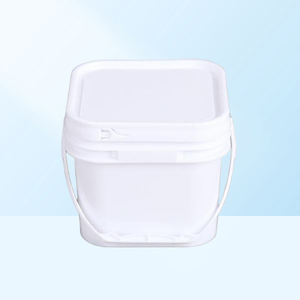 Cubeta de Plástico de 4L para Transporte y Empaque, Personalizable, Precio de Mayoreo, Venta Directa de Fábrica, Cubeta de Grado Alimenticio de 4KG con Tapa - Product Image 1
