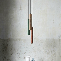 Éclairage moderne Pendentif Lampe Luminaires Pendentif Pendentif Décoratif En Béton Léger Nouveau Design Terrazzo Lampe
