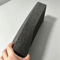 Bloc de mousse EPE noir personnalisé DIY, barre de protection en coton perlé pour l'artisanat fait main, la décoration florale et l'affichage