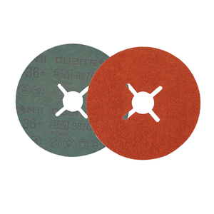 Cubitron แผ่นใย987C 3เมตร125X22<span class=keywords><strong>ล้อ</strong></span>เจียรเซรามิกรูเจาะรูวงกลม - Product Image 3