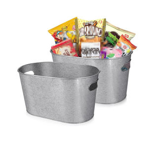 Özel Logo ile galvanizli <span class=keywords><strong>Metal</strong></span> teneke buz kovası - Product Image 6