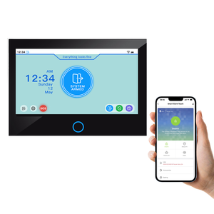 Sistema de <span class=keywords><strong>Alarma</strong></span> Inalámbrico para el Hogar con Pantalla Táctil IPS de 7 Pulgadas, Material ABS, WiFi 4G FSK Tuya Smart para G74FSK - Product Image 4