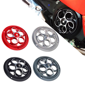 Cubierta <span class=keywords><strong>de</strong></span> Ventilador <span class=keywords><strong>de</strong></span> Refrigeración para Motocicleta <span class=keywords><strong>de</strong></span> Aluminio Duradero para Vespa Gts Lx Lxv Sprint Primavera 50 125, Cubierta del Estator del Motor, Rejilla del Radiador - Product Image 1