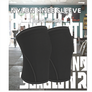 Wholesale Welkong Professional Thick Duty 5mm 7mm Nylon Knee Sleeve Weightlifting Compression Brace <b>Support</b> Sports Safety Guard - Product Image 2