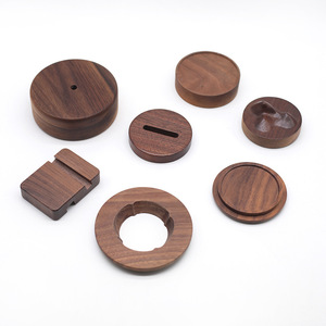 Servicios de mecanizado CNC personalizados y fresado de productos de madera, servicios de mecanizado CNC de productos de madera de nogal y piezas de ajedrez de madera. - Product Image 2