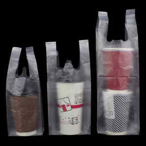 Sac d'emballage pour boissons de haute qualité, simple ou <span class=keywords><strong>double</strong></span> compartiment, épaissi, pour emporter - Product Image 1
