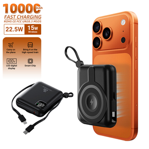 อะแดปเตอร์ชาร์จเร็ว 3 in 1 20W ปี 2026 พร้อมสายชาร์จในตัว แบตสำรองพกพา 10000mAh สำหรับ <span class=keywords><strong>iPhone</strong></span> 17 <span class=keywords><strong>Pro</strong></span> Max, รองรับโลโก้สั่งทำ - Product Image 1