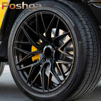 Jantes de voiture forgées 18 19 20 pouces 5x114.3 Noir brillant pour Corvette C8 Stingray Z06 C7 Jantes pour BMW G63 W463A