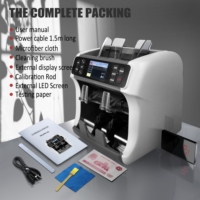 WT-900 Double CIS Compteuse et Trieuse de Billets Multi-Devises avec Détection de Dénomination