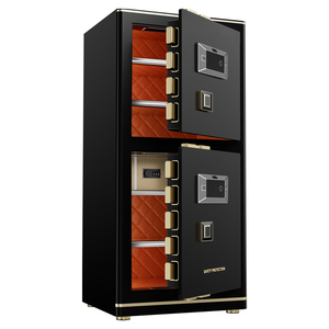 Caja <span class=keywords><strong>de</strong></span> Seguridad, Caja Fuerte Resistente al Fuego, Caja Fuerte con Contraseña y Huella Dactilar, Caja Fuerte <span class=keywords><strong>de</strong></span> Acero, Caja para Dinero, Caja Fuerte para el Hogar - Product Image 1