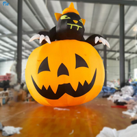 Mascotte gonflable géante de dessin animé personnalisé, décoration d'Halloween, modèle animal de dessin animé gonflable