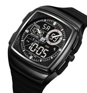 SKMEI hommes élégant 2530 <span class=keywords><strong>montre</strong></span> de sport numérique boîtier en alliage carré affichage LED 3 temps chronographe alarme - Product Image 4