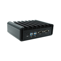 Puissant Eglobal Intel N100 4 cœurs 4 fils prend en charge 1 X PC industriel DDR4 HD 2.0 + HD1.4 + DP 1.2 Meilleur mini PC industriel sans ventilateur