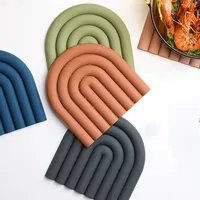 AMAZON HOT Silicone Mug Coaster Cốc Cà Phê Coaster Pot Pan Chủ Cách Nhiệt Mat Bếp Dinning Placemat Bát Tấm Pad