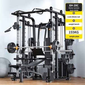 Máquina de acero Smith de alta calidad, equipo de gimnasio multifuncional, venta directa de fábrica - Product Image 4