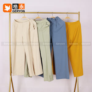 Pantaloni Casual Estivi Vintage Geryon per <span class=keywords><strong>Donna</strong></span>, Abbigliamento Usato, Vestiti di Seconda Mano, Balle da 45kg MOQ per Esportazione - Product Image 5