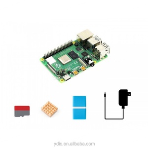 Kit de démarrage Raspberry Pi 4 Modèle B, 1 Go, carte Micro SD, dissipateur thermique, alimentation - Product Image 1