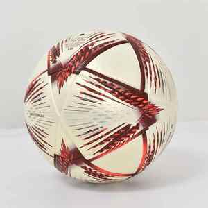 Ballon de Football d'Entraînement Durable avec Logo Imprimé Personnalisé Nouveau Style Cuir PU Cousu à la Machine et Collé Thermique pour les Matchs de Sport - Product Image 6