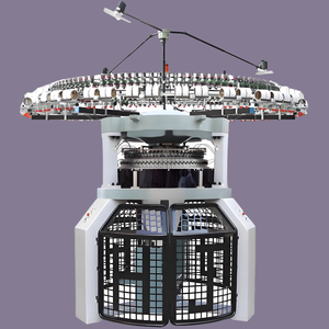 Machine à tricoter circulaire double automatique à grande vitesse informatisée personnalisable King Knit pour la fabrication de tissus jacquard - Product Image 1