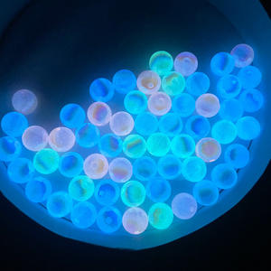 Mabei 12mm Luminous Fine Sparkling DIY Mobile Phone Chain Keychain Material New Accessory Jewelry <b>Crystal</b> <b>Lampwork</b> <b>Glass</b> <b>Beads</b> - Product Image 5