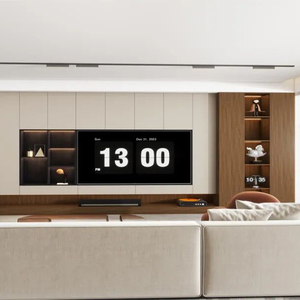 Set di Mobili Melinco per Soggiorno e Appartamenti in Affitto, Estensibile, Durevole, in Materiale Ecologico, <span class=keywords><strong>Design</strong></span> Moderno, Facile Montaggio, Bar Domestico - Product Image 5