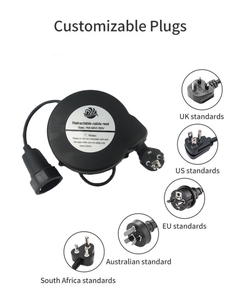 Kleine kabel <span class=keywords><strong>retractor</strong></span>, versenkbare power kabel reel für barber shop - Product Image 2