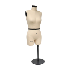Vestido de Fibra de Vidrio a Media <span class=keywords><strong>Escala</strong></span>, Maniquí de Medio Cuerpo, Costura <span class=keywords><strong>1</strong></span>:<span class=keywords><strong>2</strong></span>, Base de Metal, Sastre, Drapeado, Talla 14, Mujer, DL262 - Product Image 3