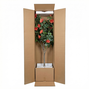 Artificial Hibiscus Flower Tree Real Touch Decorative Indoor Outdoor Potted Plant for Home Hotel Event Decor - Product Image 5