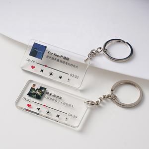 NO MOQ custom KPOP testi <span class=keywords><strong>portachiavi</strong></span> fascino acrilico <span class=keywords><strong>Spotify</strong></span> musica acrilico <span class=keywords><strong>portachiavi</strong></span> per i regali dei fan - Product Image 6