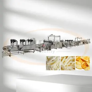 Frozen French Fries Maker High Quality French Fry Making Machines Full Set Production Line