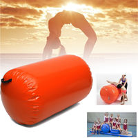 Populer bantalan udara senam Mini Rolling barel tiup tikar udara Track Roller barel Yoga